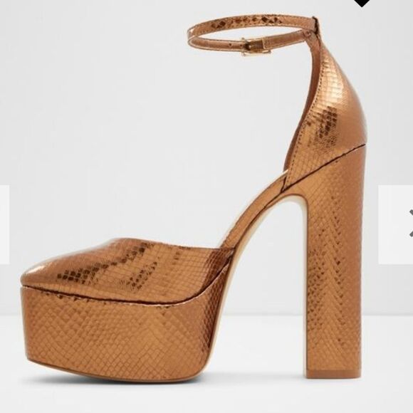 BRAND NEW ALDO JACEY WOMEN'S MISCELLANEOUS BLOCK HEEL SANDAL S2 - Picture 8 of 16